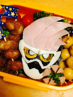 キャラ弁*仮面ライダーエグゼイド-レシピのメイン写真