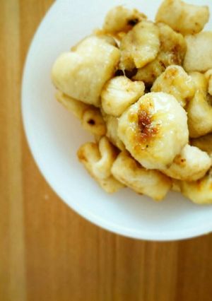 離乳食＊バナナと食パンで＊バター焼き-レシピのメイン写真