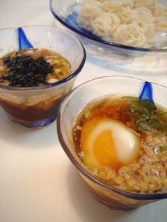 そうめん~2種類のつけだれ~-レシピのメイン写真