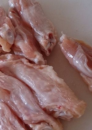 ★キッチンばさみで手羽先を手羽中にする★-レシピのメイン写真