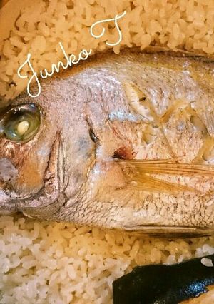 鯛★(めで鯛めし)土鍋で簡単豪華！-レシピのメイン写真