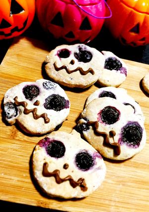 ブルーベリーのハロウィンクッキー-レシピのメイン写真