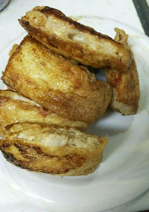 【超時短】鶏つくねの油揚げ挟み照り焼き-レシピのメイン写真