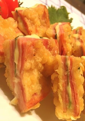 ハムとチーズの天かす揚げ-レシピのメイン写真