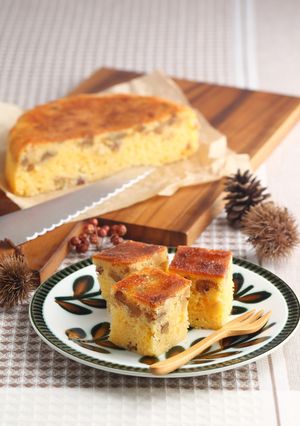 栗とナッツのバターケーキ-レシピのメイン写真