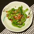 ピーマンのじゃこなめ茸炒め