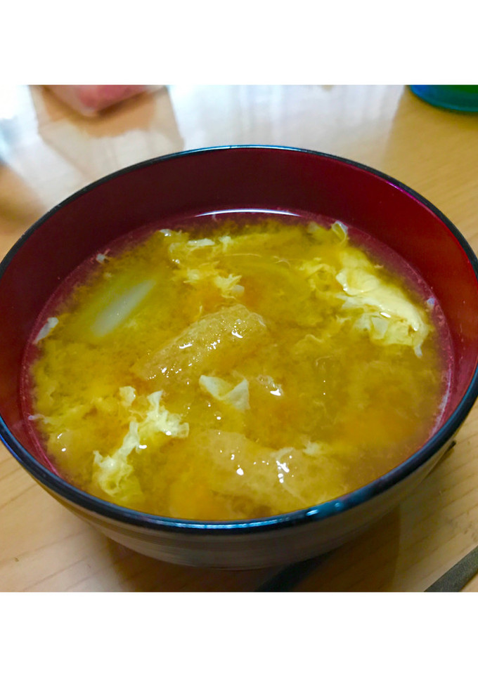 白菜と油揚げの味噌汁-レシピのメイン写真