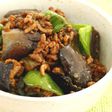 簡単!なすとひき肉の甘みそ炒め