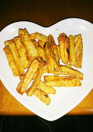 カレー味のフライドれんこん-レシピのメイン写真