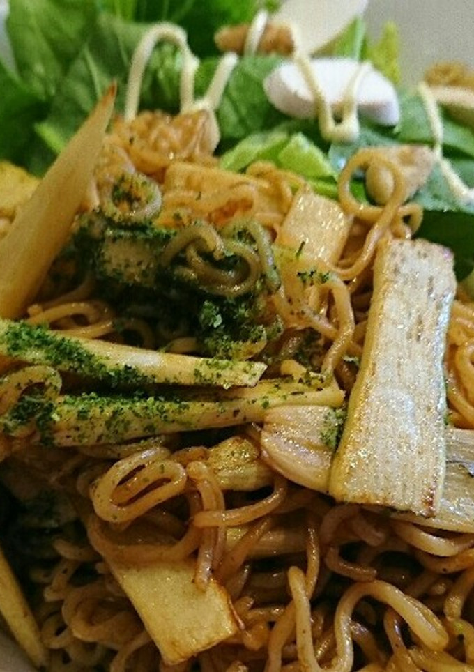 真菰茸★マコモタケと日清焼きそば-レシピのメイン写真