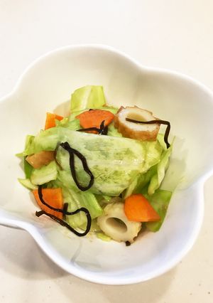 簡単!!キャベツのゴマ油和え-レシピのメイン写真