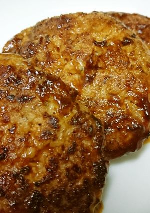 お父さんの椎茸入りハンバーグ-レシピのメイン写真