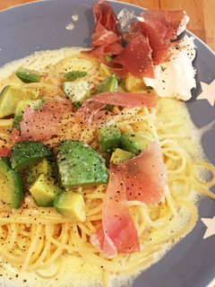 クリームパスタ★生ハム マスカルポーネ添-レシピのメイン写真