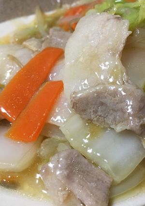 豚と野菜の柚子胡椒餡かけ炒め-レシピのメイン写真