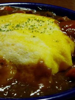 カレーライス☆2日目はオムカレーに変身-レシピのメイン写真