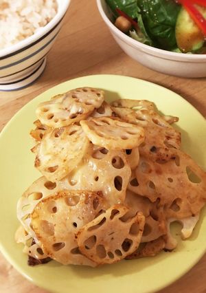 お弁当にも＊レンコンのバターチーズ炒め＊-レシピのメイン写真