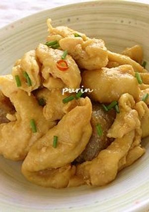 鶏皮とこんにゃくのピリ辛味噌炒め-レシピのメイン写真