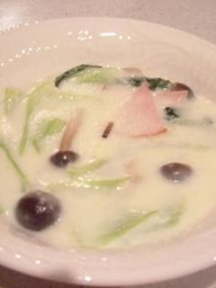 チンゲン菜のクリーム煮-レシピのメイン写真