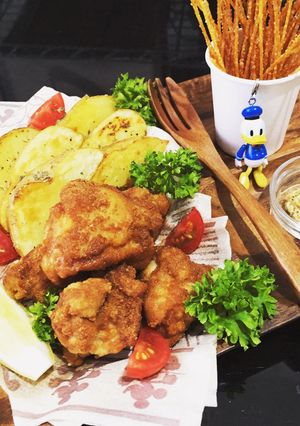 ヘルシー皮付きポテトフライ-レシピのメイン写真