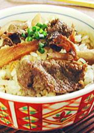 定番♪牛肉とごぼうの炊き込み麦ごはん-レシピのメイン写真