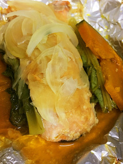 鮭のホイル焼き(手前味噌&酵素シロップ)-レシピのメイン写真