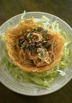 巣籠もり？パスタ-レシピのメイン写真