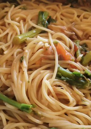 旨辛トマト味噌ソースパスタ-レシピのメイン写真