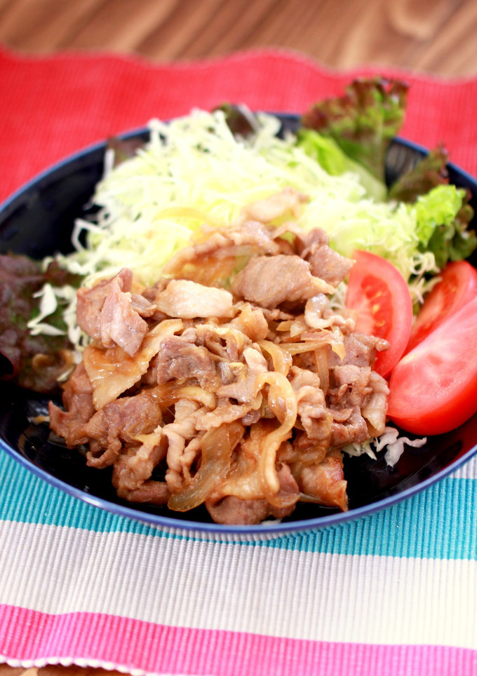 下味冷凍：豚こまのしょうが焼き-レシピのメイン写真