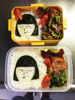 キャラ弁 ちびまる子ちゃんの野口さん-レシピのメイン写真