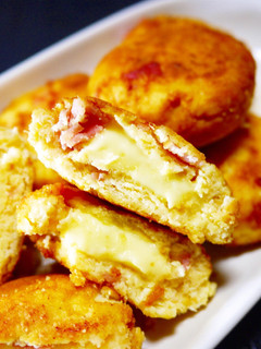 糖質オフ!ベーコン&チーズ☆おからお焼き-レシピのメイン写真