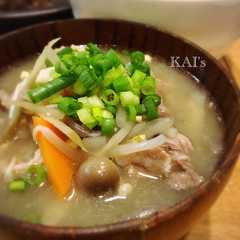 รูปของ 具だくさん★酒かす入り納豆汁