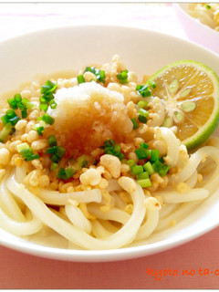 ✿おろし冷やしうどん(かぼす・酢橘等)✿-レシピのメイン写真