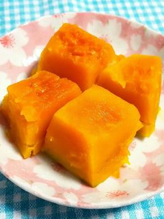 ❇レンジで簡単❇かぼちゃの煮付け-レシピのメイン写真