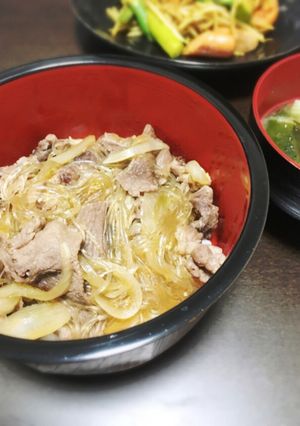 簡単！節約！カサ増し牛丼-レシピのメイン写真