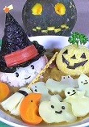 ハロウィン✩魔女のデコカレー-レシピのメイン写真