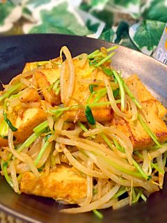 糖質オフ☆絹揚げともやしのカレーマヨ炒め-レシピのメイン写真