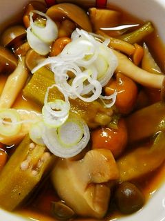 オクラと なめこ♪とろとろキノコの和風煮-レシピのメイン写真