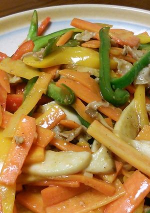胡麻カレー甘酢炒め。-レシピのメイン写真