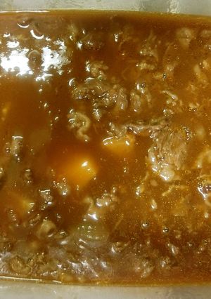 ビーフシチュウの炊飯炊き　かぼちゃ入り-レシピのメイン写真