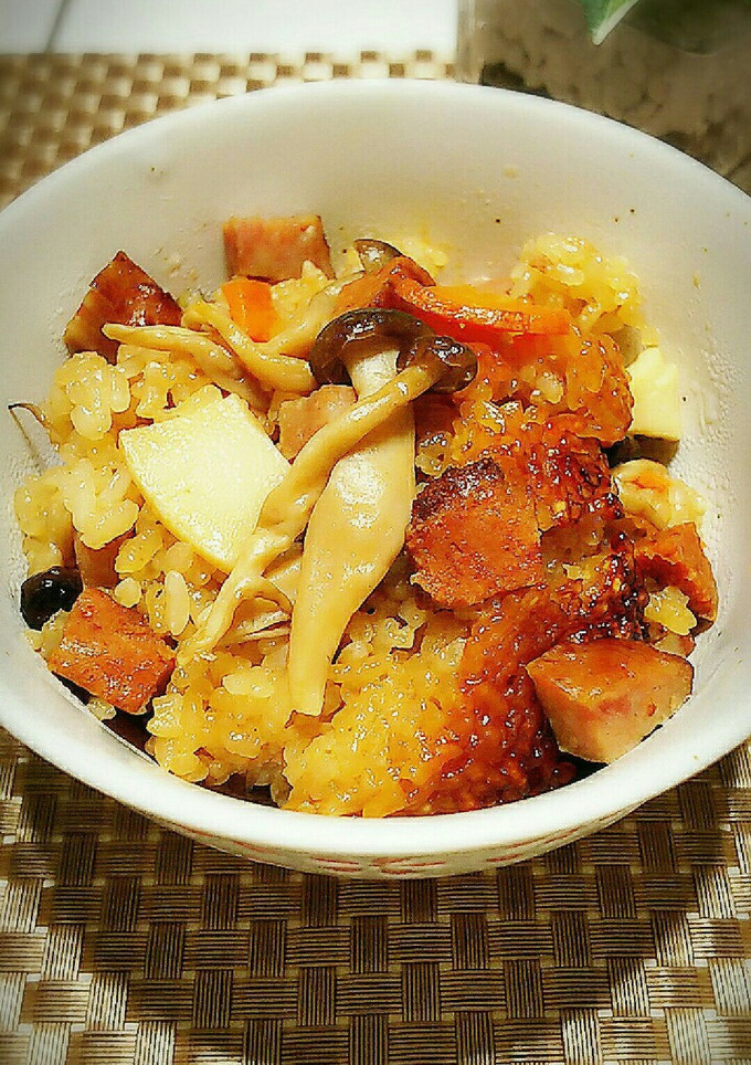 簡単！中華おこわ風♪もち米の炊き込みご飯-レシピのメイン写真