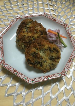 マクロビ☆ひよこ豆とひじきのコロッケ-レシピのメイン写真