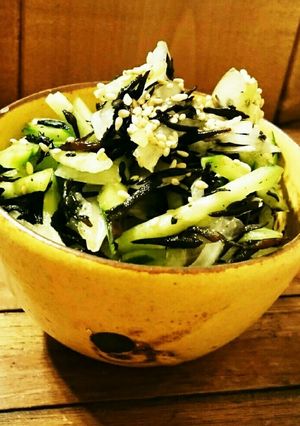 ひじきとシャキシャキ野菜の酢の物-レシピのメイン写真