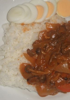 ハヤシライス!市販ルー使わず簡単調味料で-レシピのメイン写真
