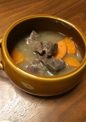 お店の味★ダシダと保温調理ずぼら牛スープ-レシピのメイン写真