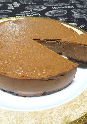 【濃厚】チョコレートチーズケーキ♪-レシピのメイン写真