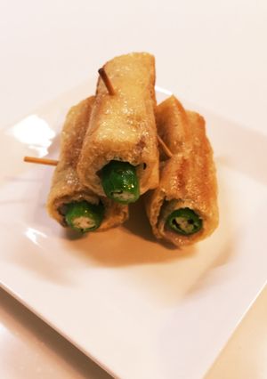 油揚げのくるくる焼き-レシピのメイン写真
