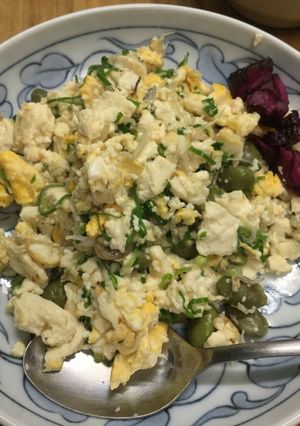 ダイエット・ダシダで・豆腐チャーハン-レシピのメイン写真