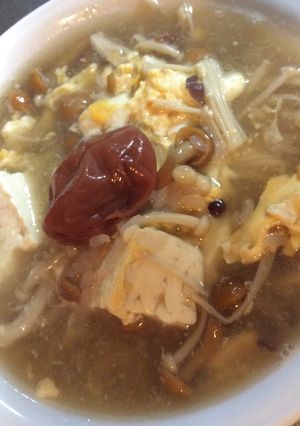 なめこ舞茸えのき豆腐雑炊(*^^*)-レシピのメイン写真