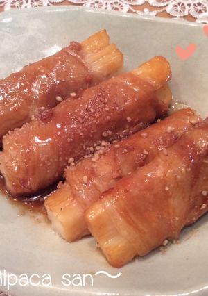 シャキッと長芋の豚肉ロール♡-レシピのメイン写真