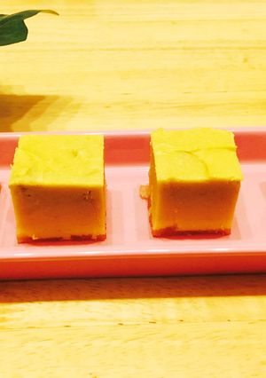 さつまいも&りんごも下に入ってるよケーキ-レシピのメイン写真